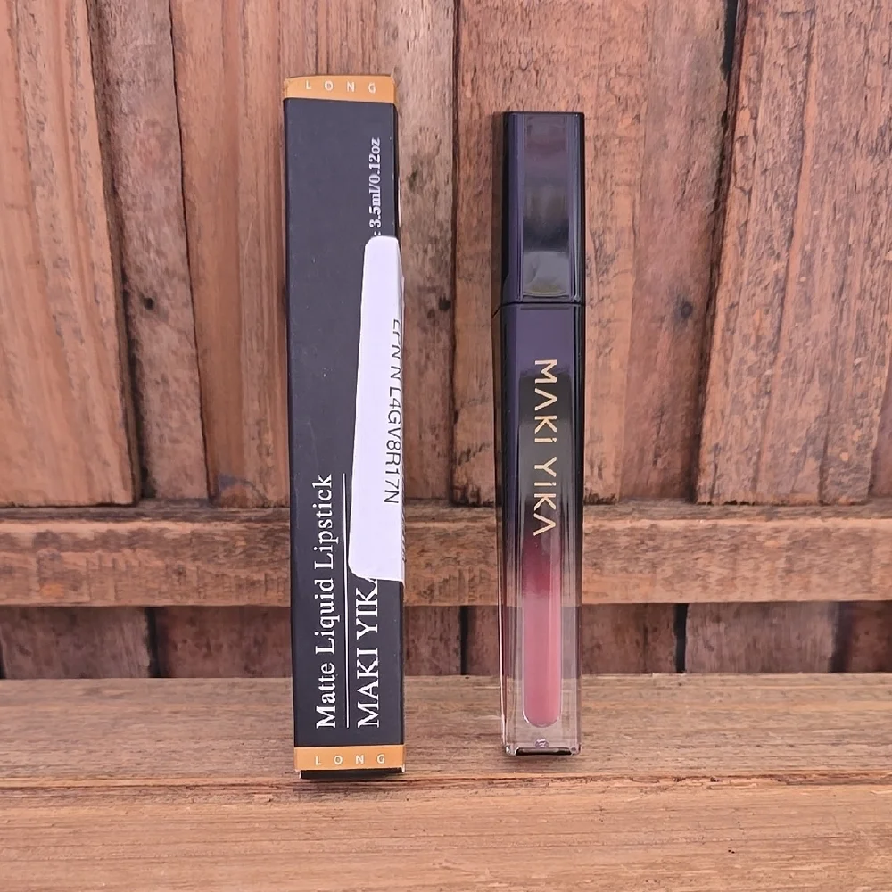 Maki Yika Matte Liquid Lipstick-Dinner Time